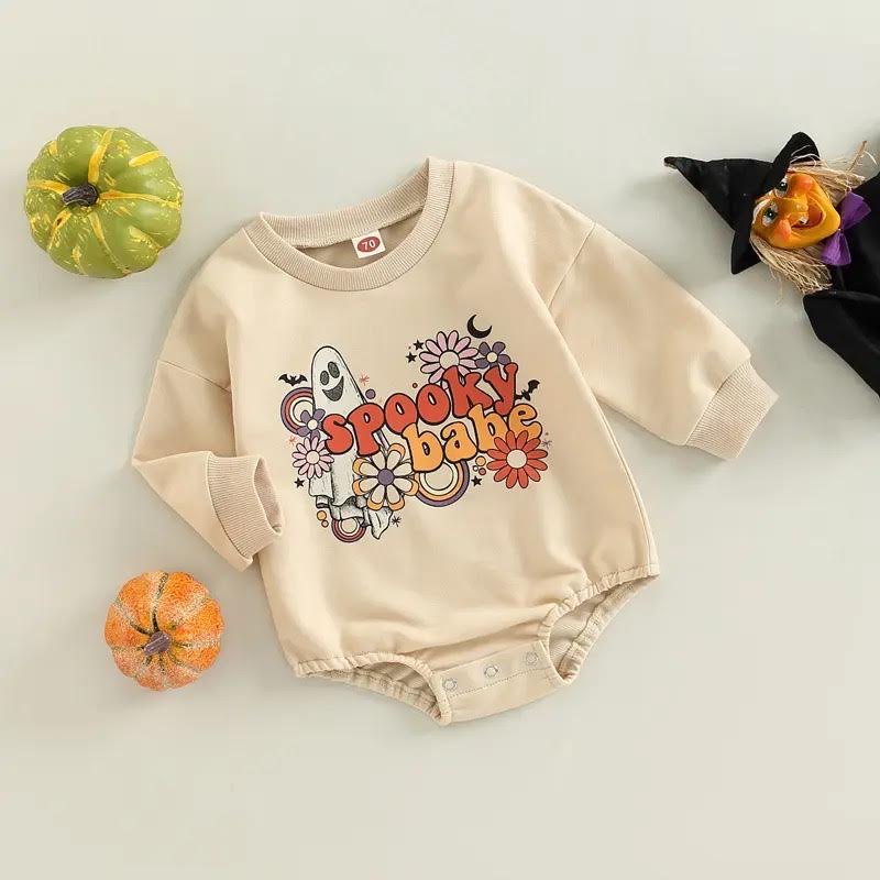 "Spooky Babe" Boho Romper