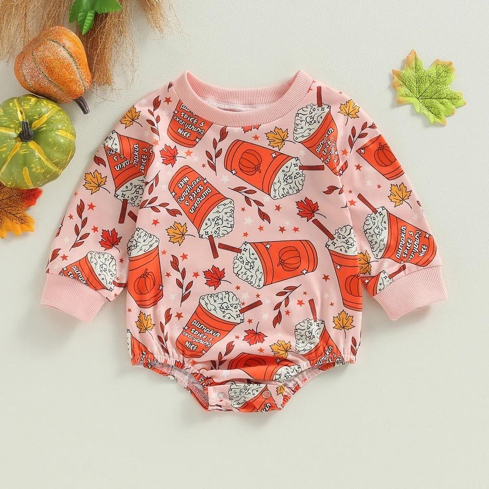 Pumpkin Spice Latte Onesie