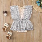 Whimsical Silk + Lace Romper