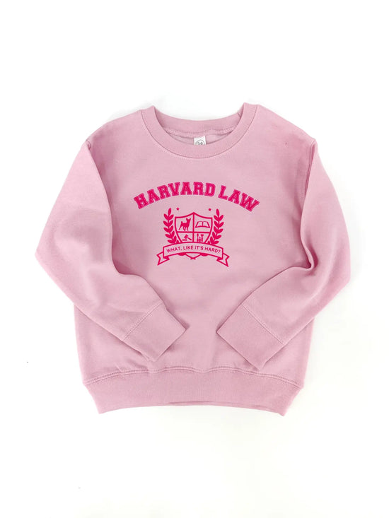 Harvard Law Kids Crewneck