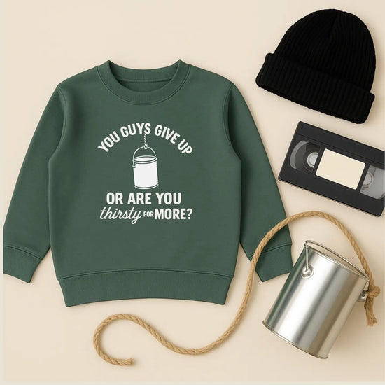 You Guys Give Up Kids Crewneck