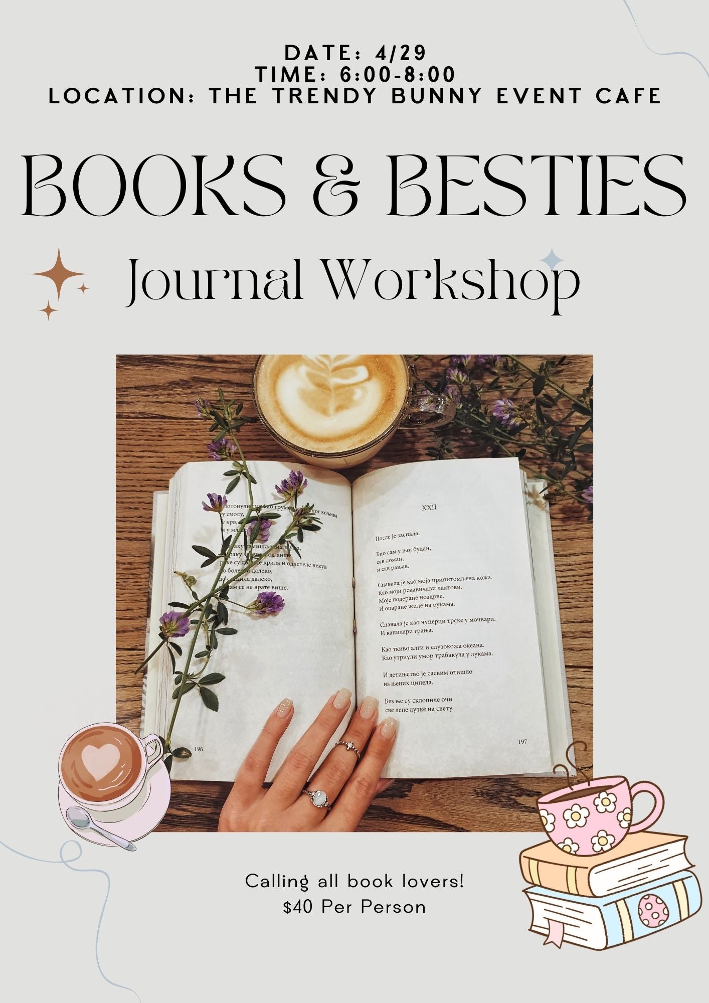 4/29 Book Journal Workshop