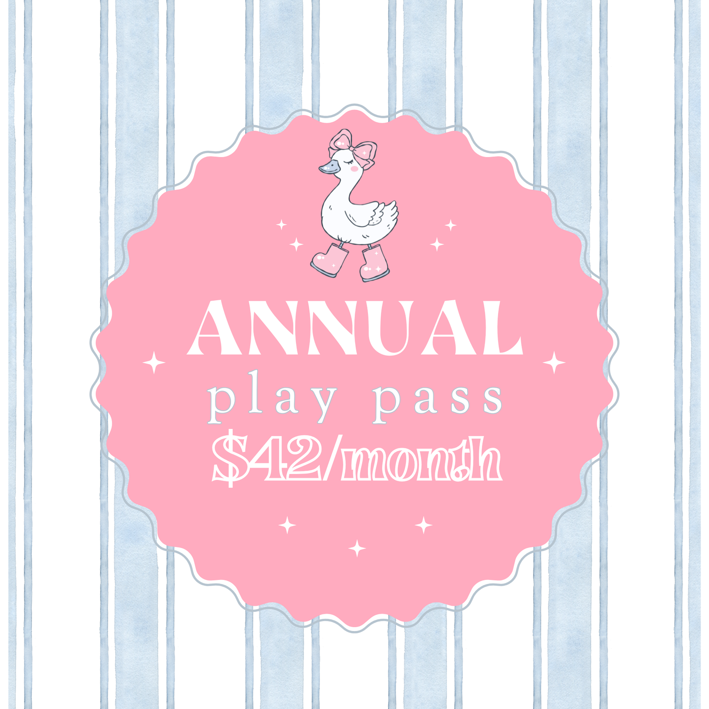 Annual Play Pass SAVE WITH SUBSCRIPTION (Up to 4 Children!)