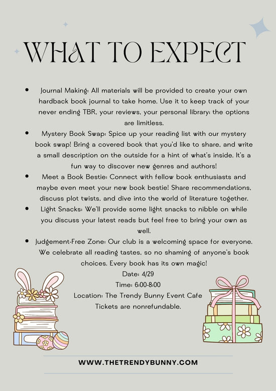 4/29 Book Journal Workshop