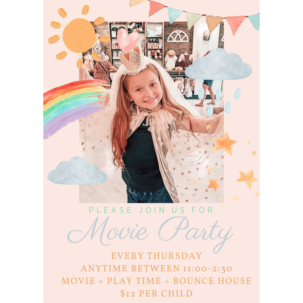 Movie + Bounce House Party!