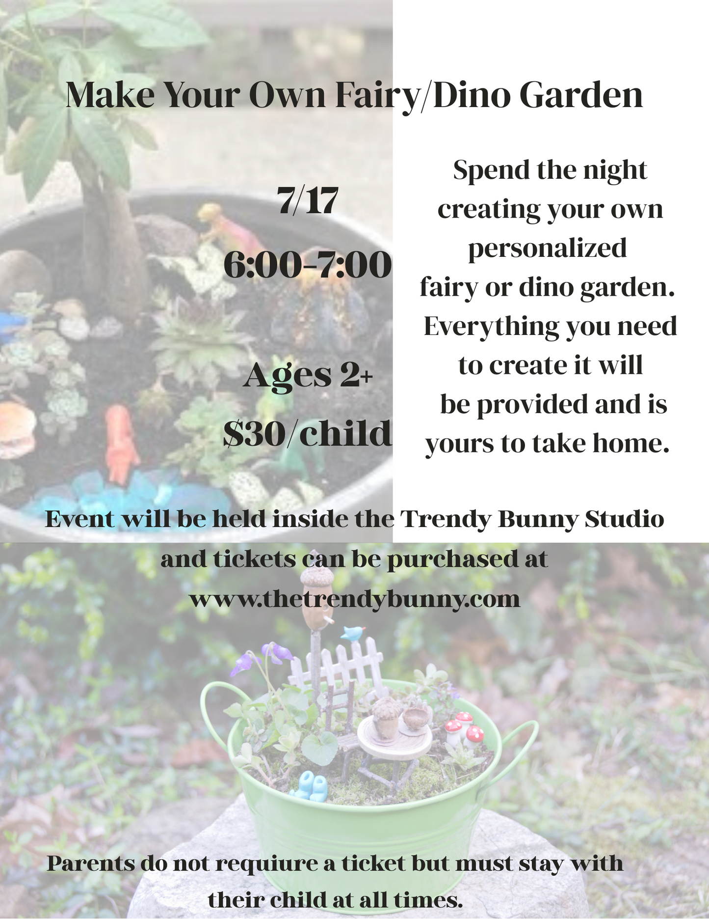 7/17 Fairy/Dino Garden