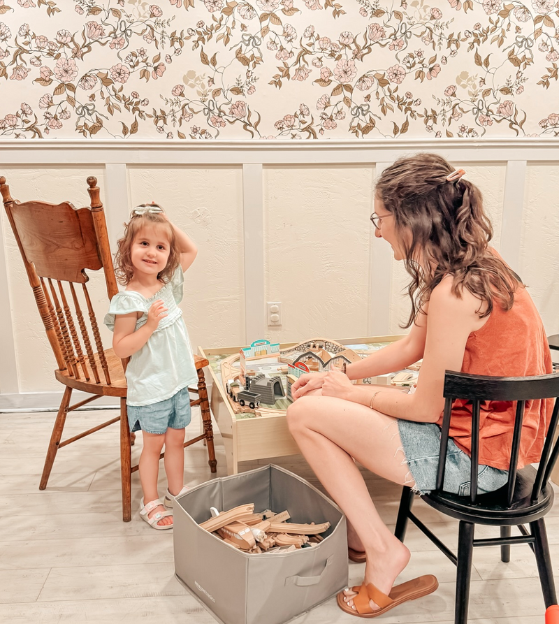 Families playing together in an indoor kids play space in Greensburg, PA at The Trendy Bunny Studio