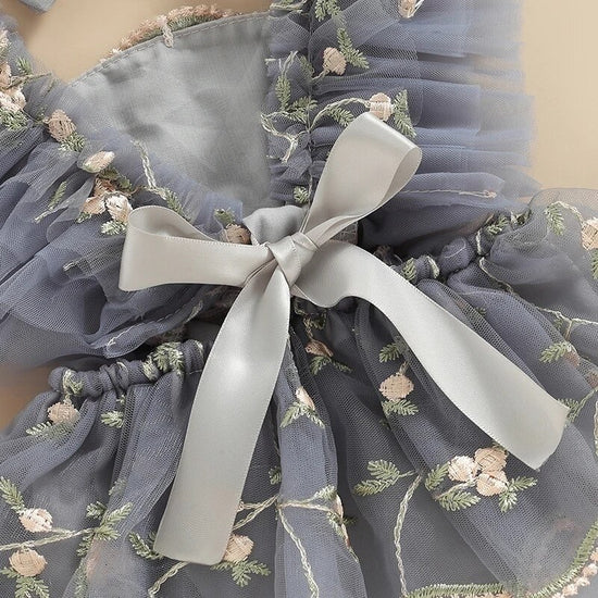 Oh So Cute! Floral Embroidered Onesie