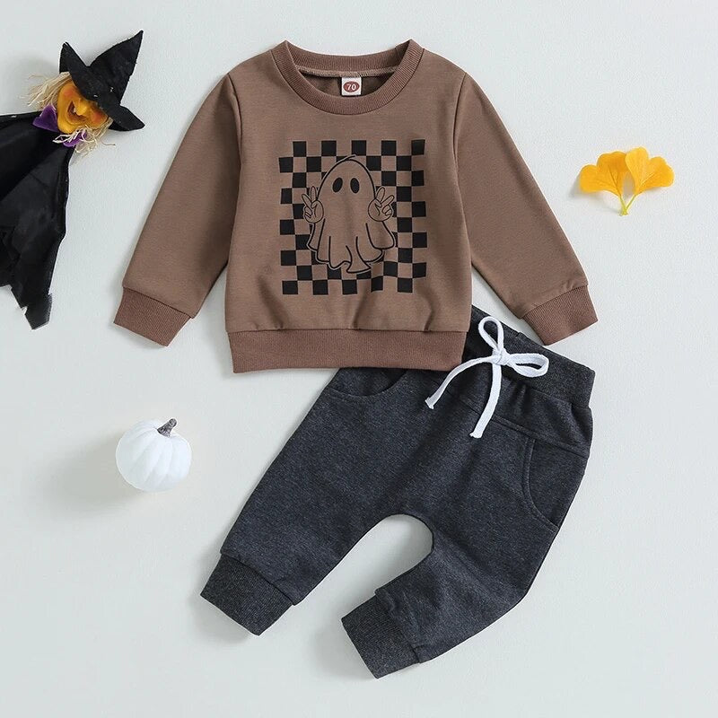 Checkered Ghost Pant Set