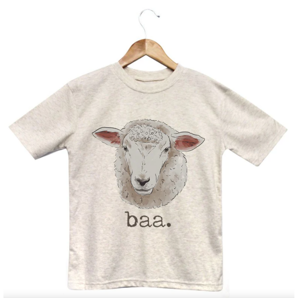 "Baa." Sheep Tee