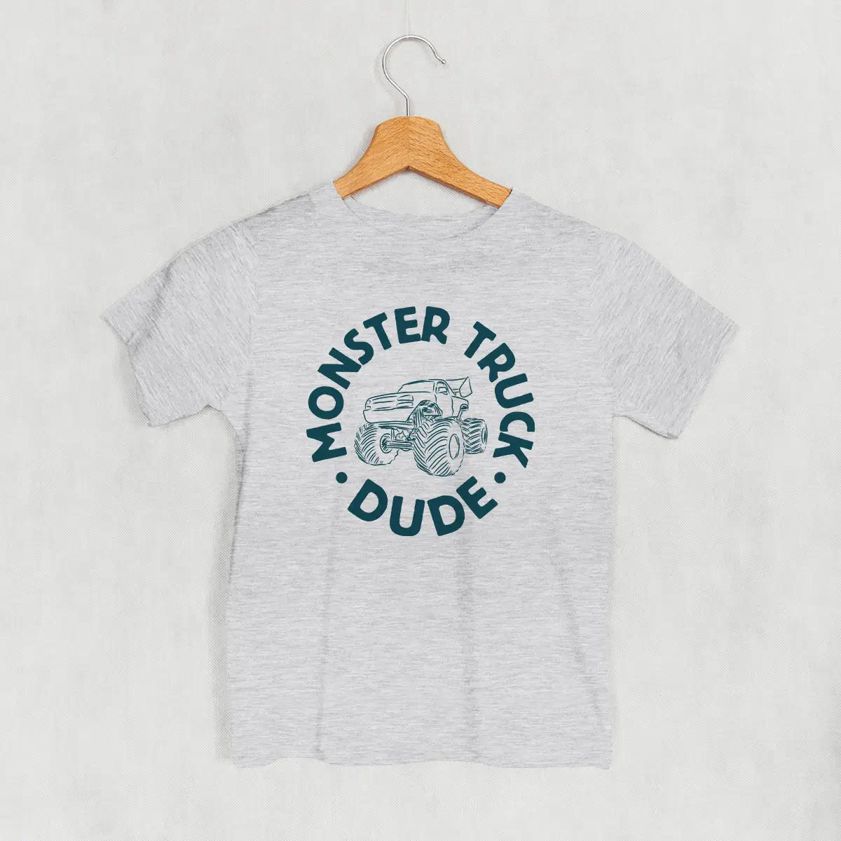 Monster Truck Dude Kids Tee