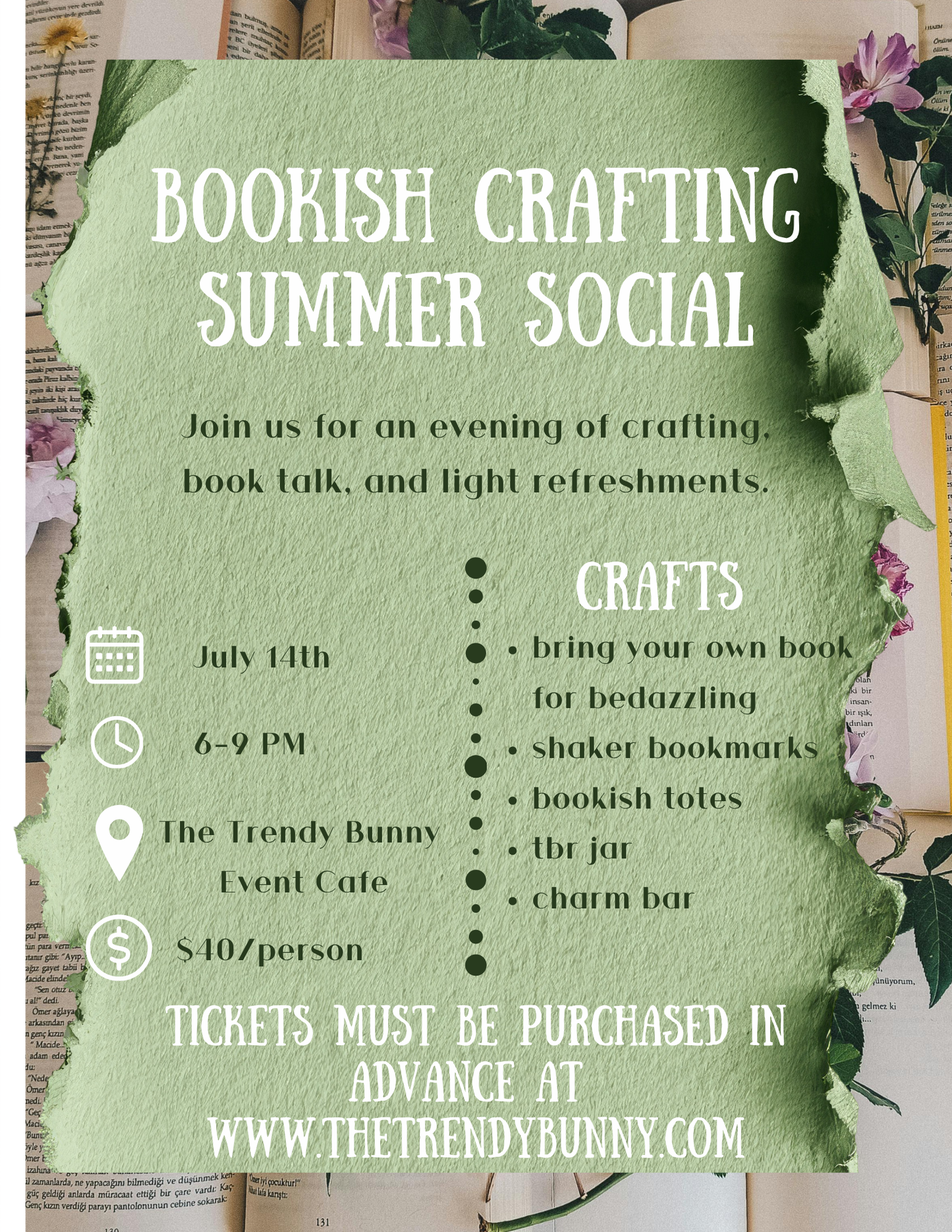 Bookish Crafting Summer Social