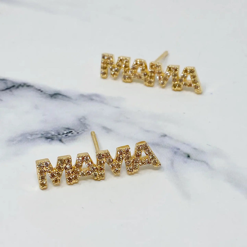 MAMA Stud Earrings