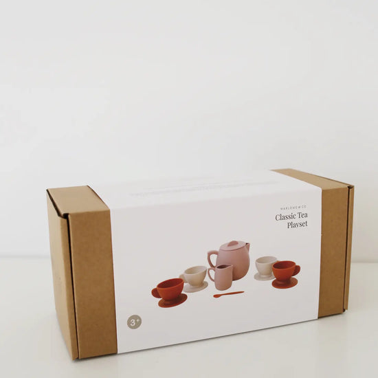 Botanical Rose Silicone Tea Play Set