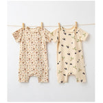 Neutral Mushroom Romper
