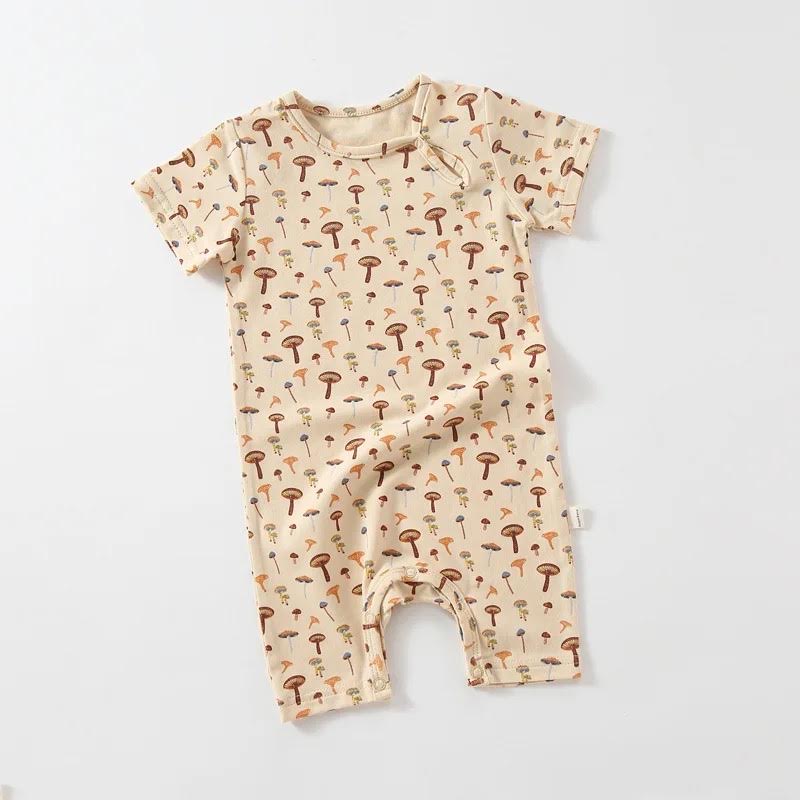 Neutral Mushroom Romper