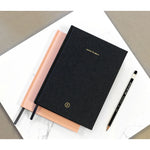 Black Linen Note to Self Journal
