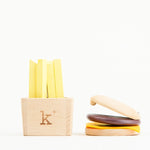 Wooden Musical Hamburger Set