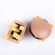 Wooden Musical Hamburger Set