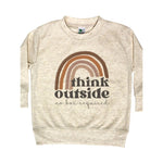 "Think Outside No Box Required" Kids Tee