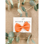 Bunny Bows Medium Looped Leather Bow