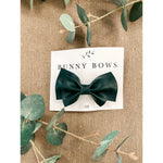 Bunny Bows Medium Double Layer Leather Bow