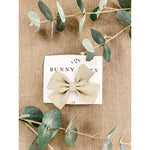 Bunny Bows Medium Looped Leather Bow