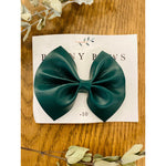 Bunny Bows Medium Classic Leather Bow