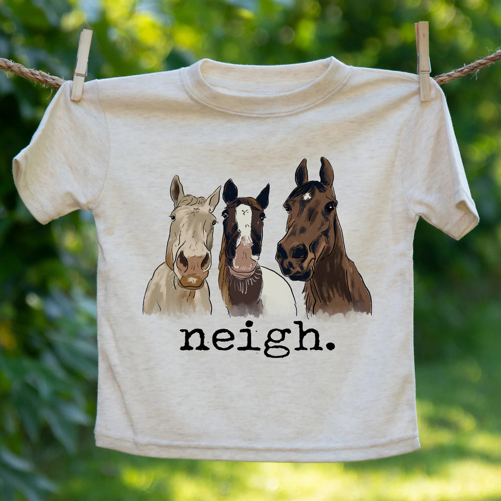 "Neigh." Kids Tee