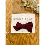 Bunny Bows Small Canvas Bow