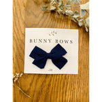 Bunny Bows Small Canvas Bow